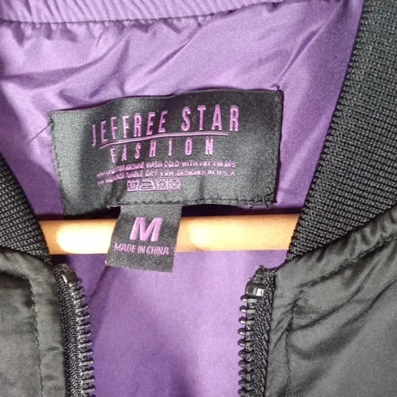 Jeffrey star Blood lust bomber jacket women's size Medium - Picture 3 of 4